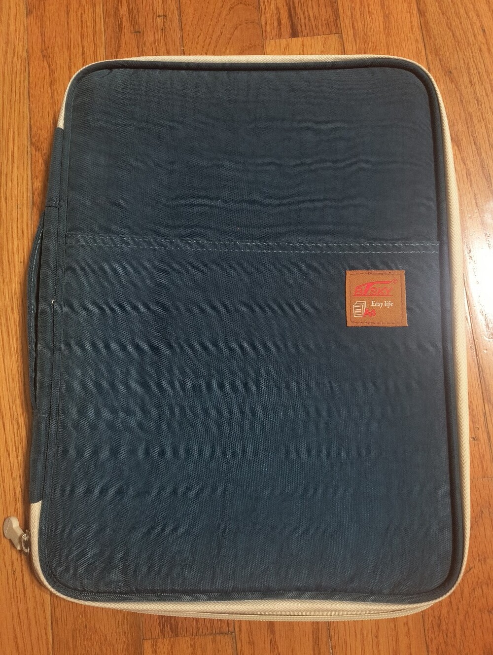 BTSKY Easy Life A4 zip document organizer, portfolio paper holder